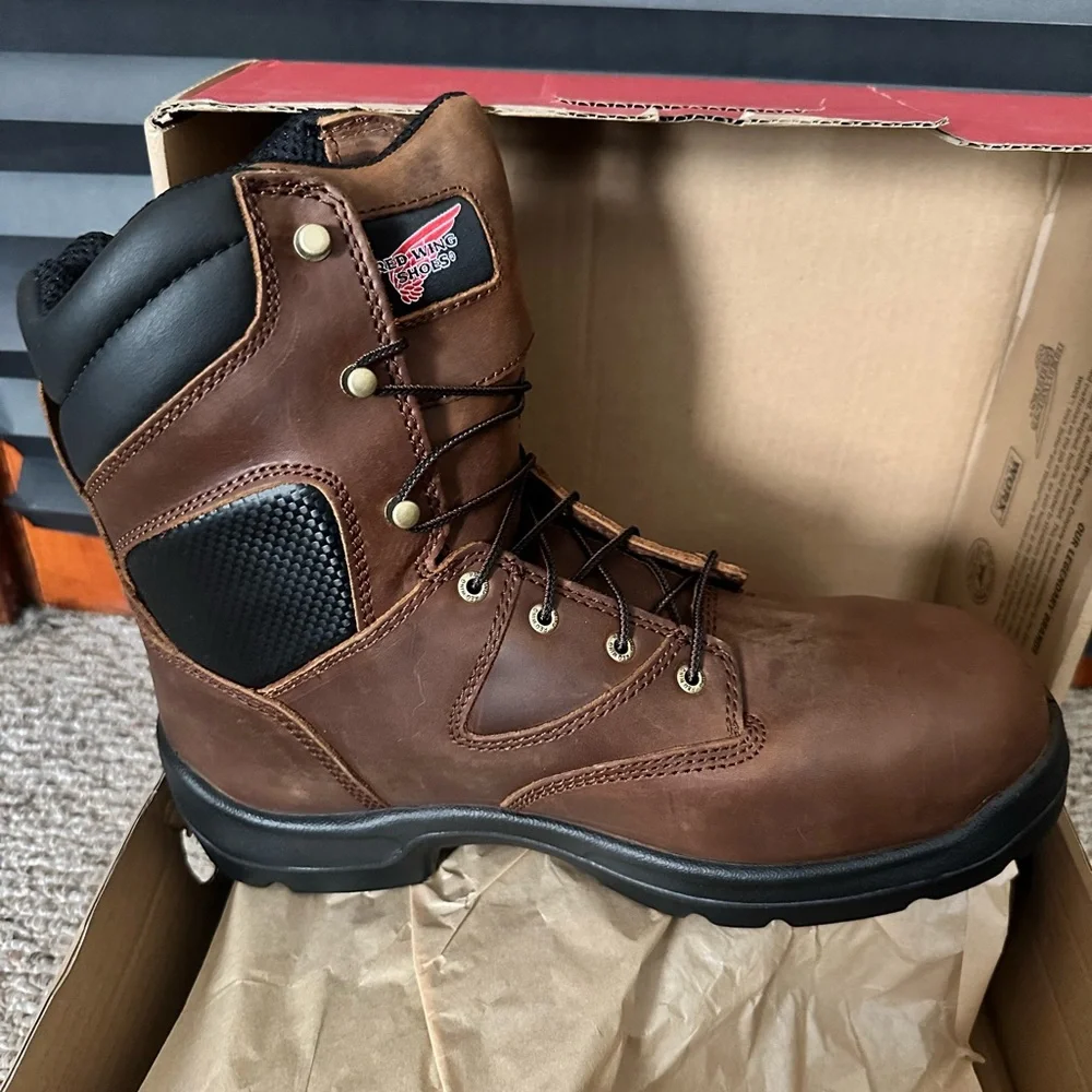 Red Wing Shoes Brown and Black Men's Work Boots
